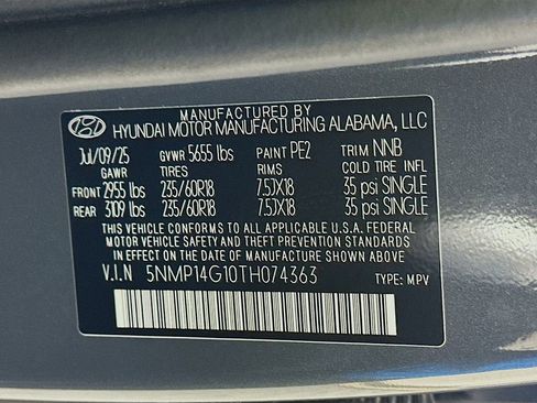 Certified 2026 Hyundai Santa Fe SE FWD image 30