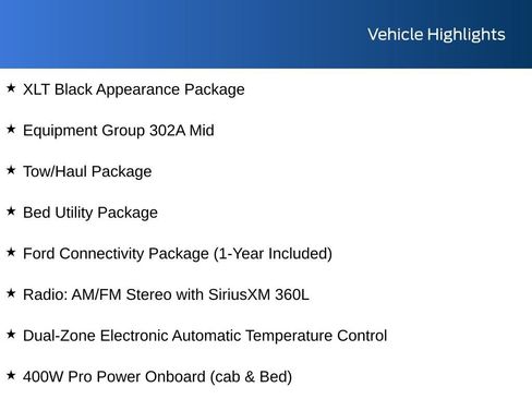 New 2026 Ford F150 XLT w/ Equipment Group 302A MID AWD/4WD image 3