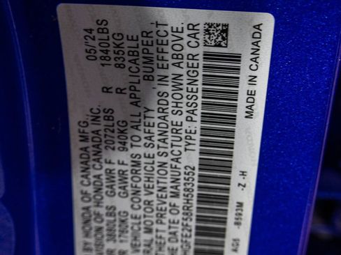 Used 2024 Honda Civic Sport image 50