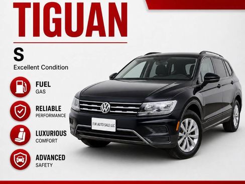 Used 2019 Volkswagen Tiguan S w/ Driver Assistance Package FWD image 1
