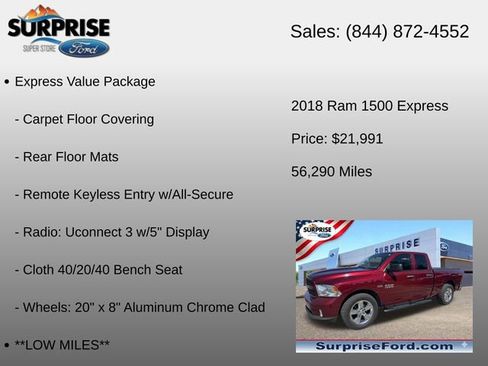 Used 2018 RAM 1500 Express RWD image 16