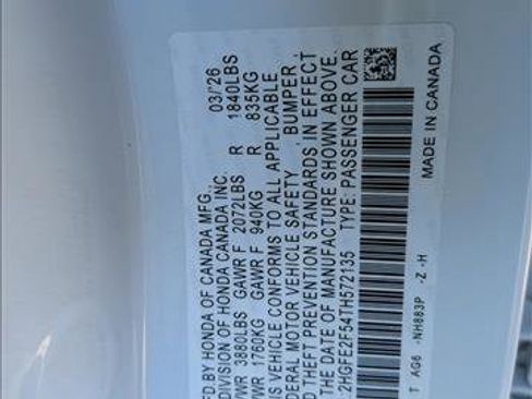 New 2026 Honda Civic Sport image 17