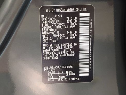 Used 2025 Nissan Armada PRO-4X AWD/4WD image 38