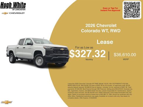 Used 2026 Chevrolet Colorado W/T w/ Advanced Trailering Package image 3