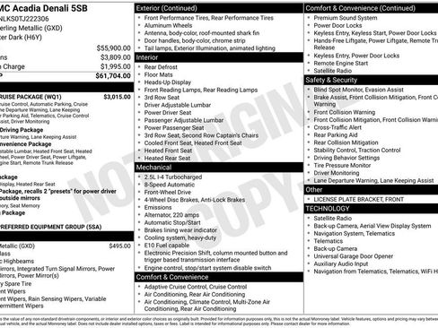 New 2026 GMC Acadia Denali w/ Super Cruise Package FWD image 40