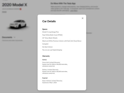 Used 2020 Tesla Model X Long Range image 3