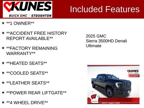 Used 2025 GMC Sierra 3500 Denali Ultimate AWD/4WD image 3