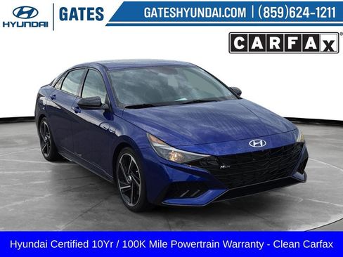 Certified 2021 Hyundai Elantra N Line FWD image 1
