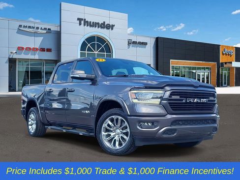 Used 2021 RAM 1500 Laramie w/ Sport Appearance Package image 1
