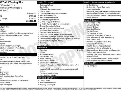 Used 2010 MAZDA MAZDA6 i Touring Plus image 26
