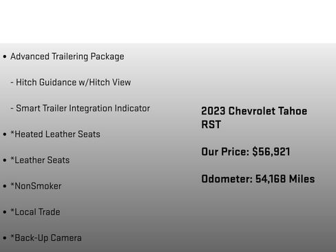 Used 2023 Chevrolet Tahoe RST w/ Max Trailering Package image 24