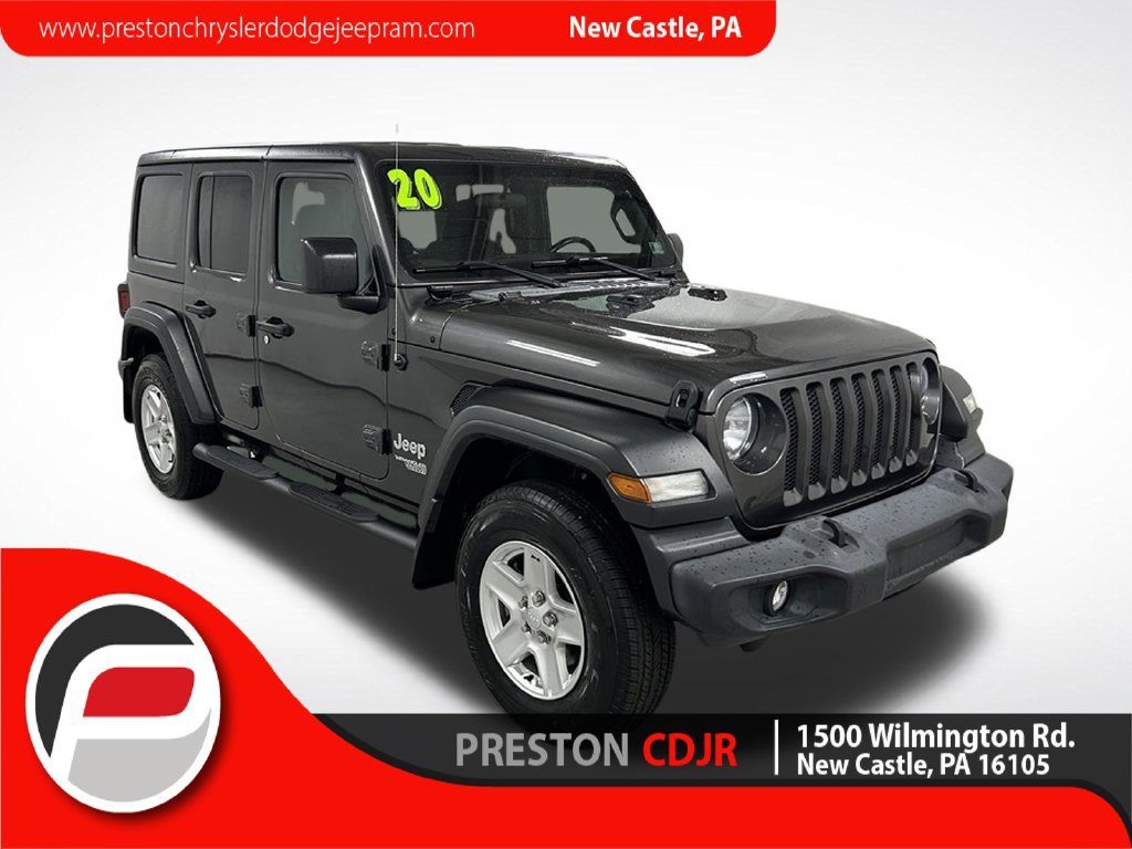 Used 2020 Jeep Wrangler Unlimited Sport S AWD/4WD image 1