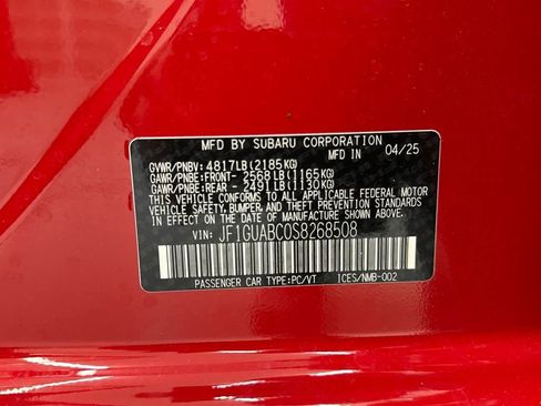 New 2025 Subaru Impreza 2.0i image 27