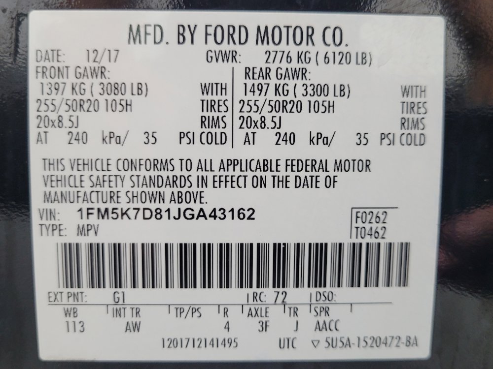Used 2018 Ford Explorer XLT w/ Equipment Group 202A FWD image 33