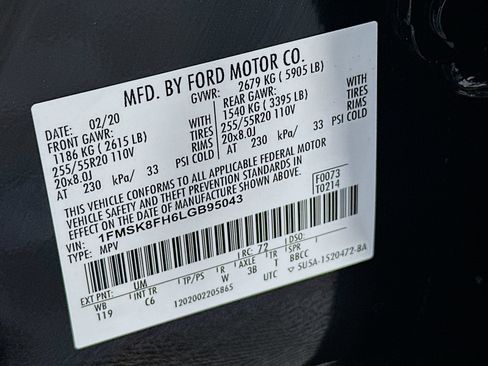 Used 2020 Ford Explorer Limited AWD/4WD image 33