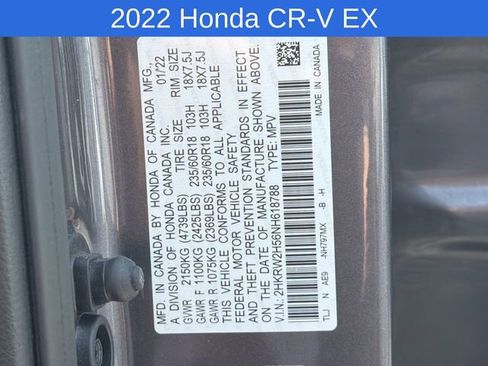 Used 2022 Honda CR-V EX image 21