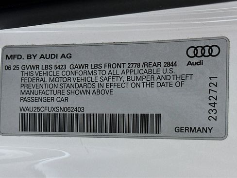 Used 2025 Audi S5 Premium Plus w/ Premium Plus Package AWD/4WD image 35