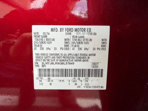 Used 2016 Lincoln MKX Reserve w/ Driver Assistance Package AWD/4WD image 17