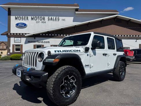 Used 2023 Jeep Wrangler Unlimited Rubicon 4xe w/ Cold Weather Group AWD/4WD image 1