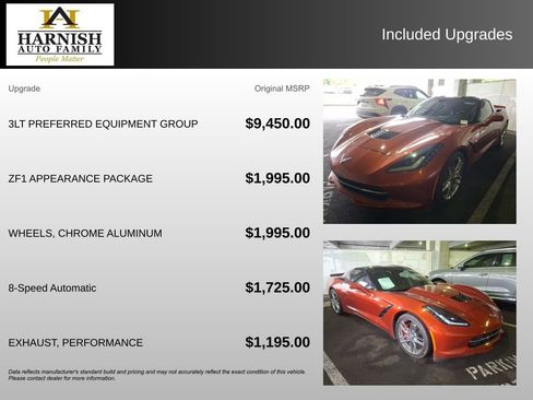 Used 2015 Chevrolet Corvette Stingray Coupe w/ 3LT Preferred Equipment Group image 4