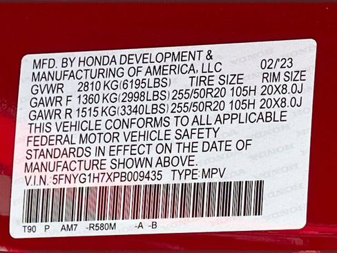 Used 2023 Honda Pilot Touring image 34