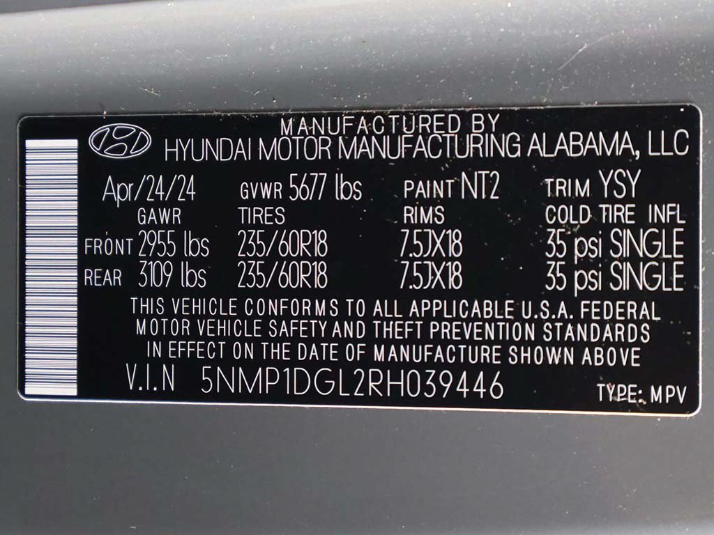 Certified 2024 Hyundai Santa Fe SE AWD/4WD image 44