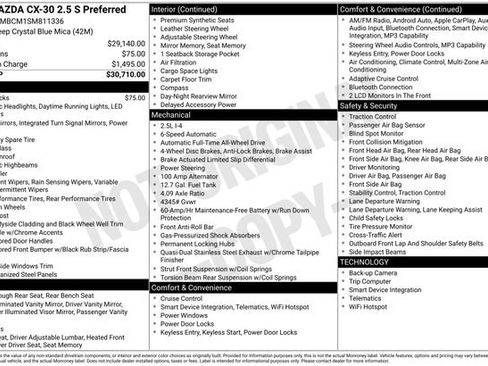 Certified 2025 MAZDA CX-30 AWD 2.5 S w/ Preferred Package image 1