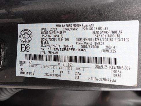 Used 2023 Ford F150 XLT w/ Equipment Group 302A High AWD/4WD image 20