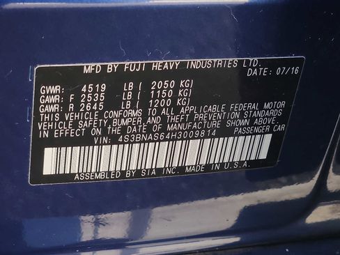 Used 2017 Subaru Legacy 2.5i Sport image 27