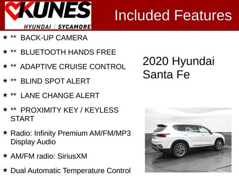 Used 2020 Hyundai Santa Fe SEL w/ Convenience Package image 2