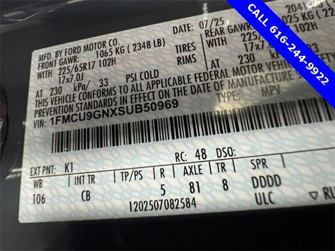 Used 2025 Ford Escape Active w/ Tech Pack #1 image 25