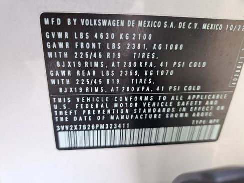 Certified 2023 Volkswagen Taos SEL AWD/4WD image 35