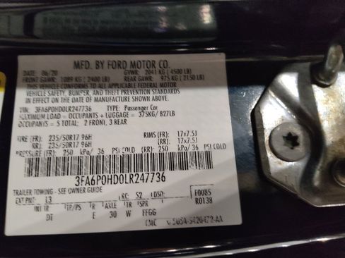 Used 2020 Ford Fusion SE FWD image 33