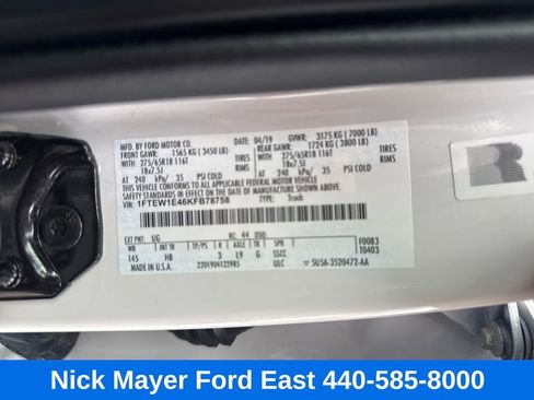 Used 2019 Ford F150 Lariat w/ Equipment Group 502A Luxury image 31