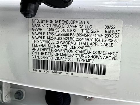 Used 2022 Honda Passport EX-L image 11