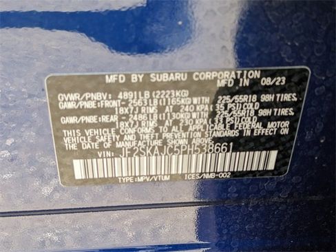 Certified 2023 Subaru Forester Sport w/ Popular Package #3 image 38