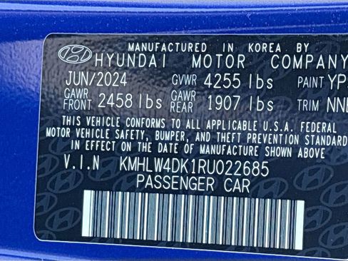 Used 2024 Hyundai Elantra N Base image 33