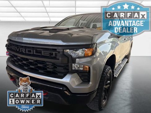 Used 2024 Chevrolet Silverado 1500 Custom Trail Boss w/ LPO, Dark Essentials Package AWD/4WD image 7