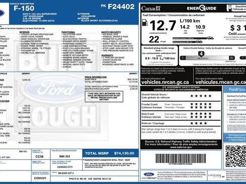 Used 2023 Ford F150 XLT w/ Equipment Group 302A High AWD/4WD image 9