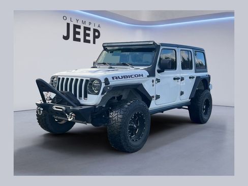 Used 2018 Jeep Wrangler Unlimited Rubicon w/ LED Lighting Group image 1