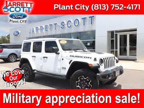 Used 2021 Jeep Wrangler Unlimited Rubicon 4xe w/ Cold Weather Group AWD/4WD image 1