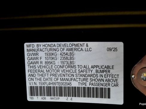 New 2026 Honda Civic Sport Touring image 20