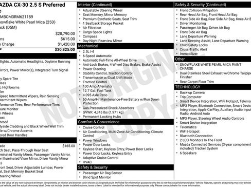 Used 2024 MAZDA CX-30 AWD 2.5 S w/ Preferred Package image 36