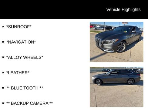 Used 2018 Genesis G80 3.8 w/ Option Group 03 image 4