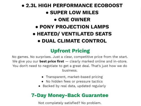 Used 2021 Ford Mustang Premium w/ 2.3L High Performance Package image 2