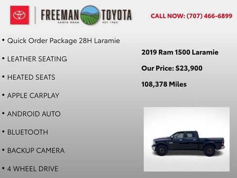 Used 2019 RAM 1500 Laramie AWD/4WD image 5