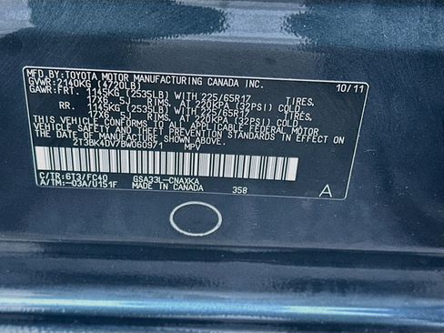 Used 2011 Toyota RAV4 4WD V6 w/ Tow Prep Pkg image 12