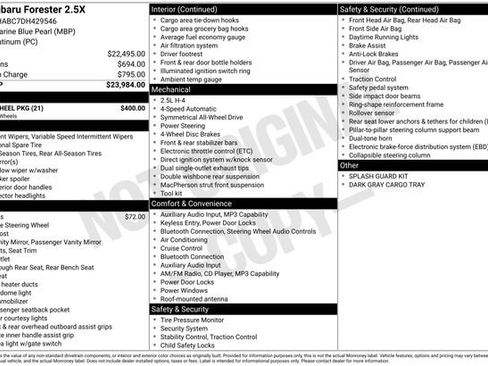 Used 2013 Subaru Forester 2.5X w/ Alloy Wheel Pkg image 3