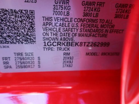 New 2026 Chevrolet Silverado 1500 Custom w/ Turbomax Blackout Package image 26