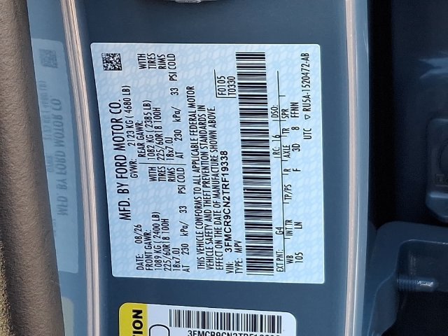 New 2026 Ford Bronco Sport Outer Banks w/ Outer Banks Tech Package+ AWD/4WD image 14